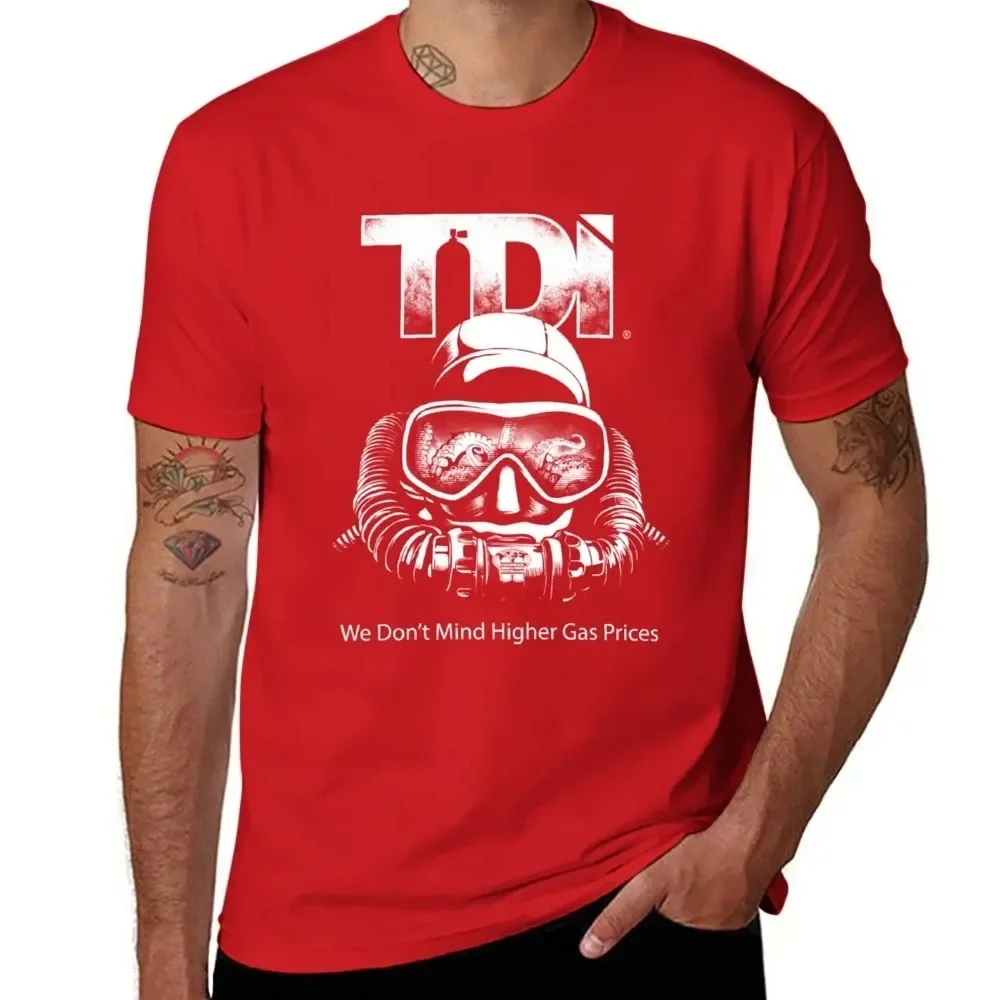 2024 New Technical Diving International (TDI)- TDI Rebreather Higher Gas Prices 100% Cotton TShirt Tee-Shirt Fashion Men Clothes