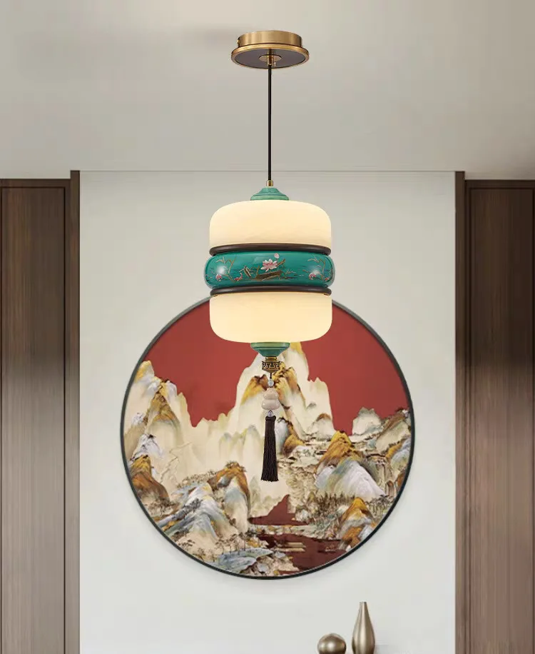 โคมไฟระย้าขนาดเล็กสำหรับทางเข้า ลานเซน ทางเดิน ระเบียง และทางเดินในอาคาร