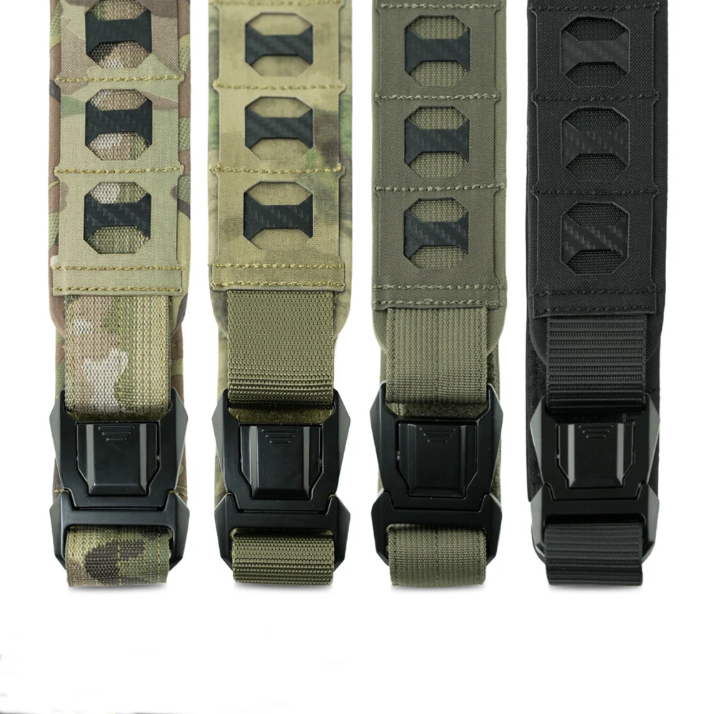 Tactical 2-inch laser cutting quick release Molle waist seal inner and outer tactical belt