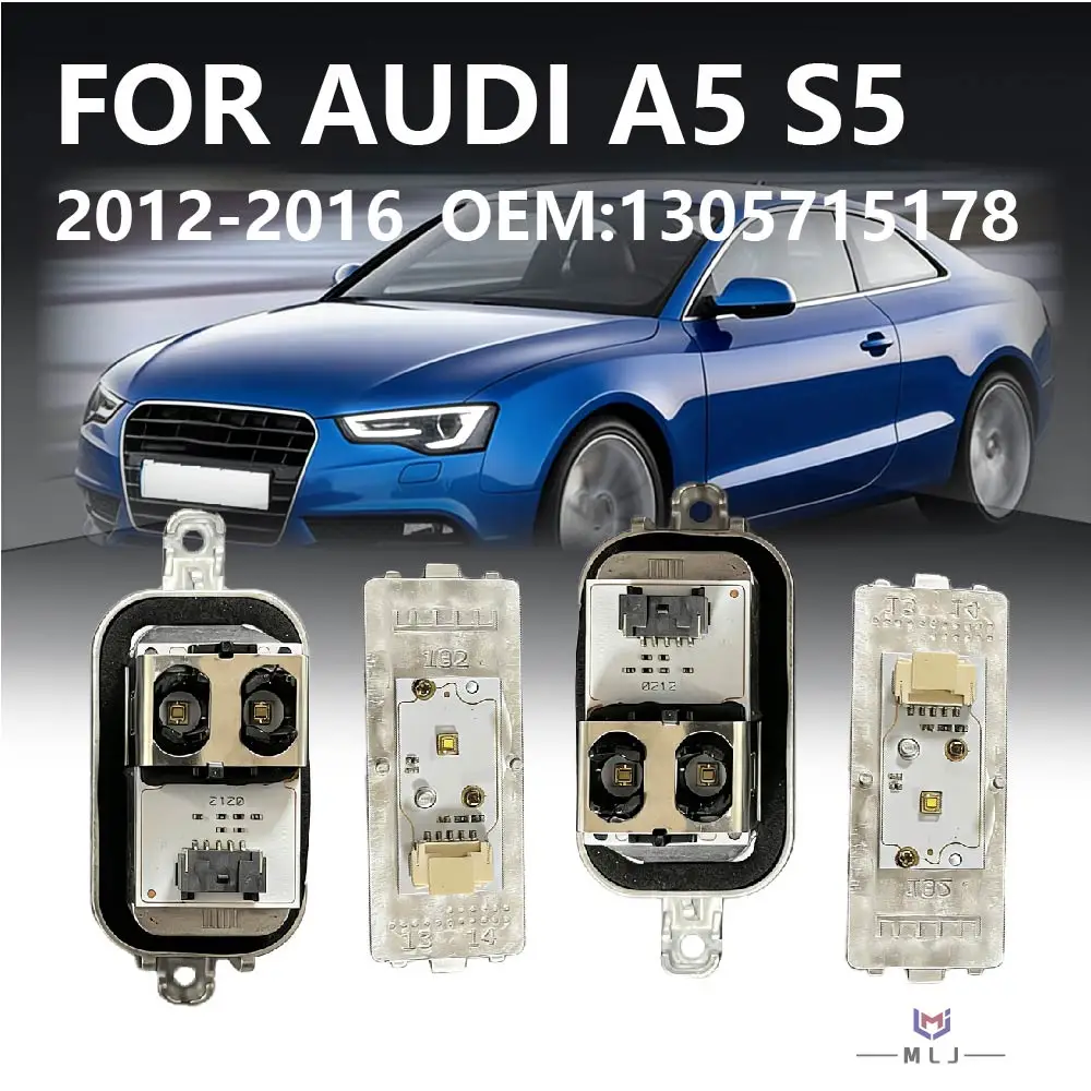 

1305715178 For Audi A5 S5 A4 RS4 2012-2016 Xenon Headlight White Light DRL Light Source Module Angel Eye Module Car Accessories