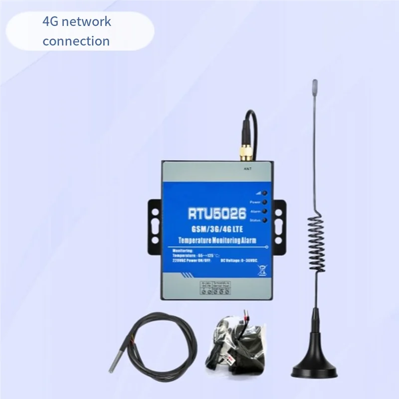 A99E-RTU5026 GSM 3G 4G LTE Wireless 4G Version Power Outage Temperature Monitoring -55-125 ° Power Outage Protection US Plug