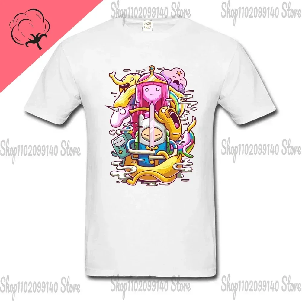 Adventure Time Animated TV Series Jake Cartoon Graphic T Shirts 2023 Fashion Men Women Streetwear Creative Comics Cool Tops