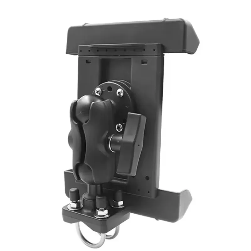 Tablet Holder With 9cm /15cm/ 23mm Aluminium Double Socket Arm for Truck or Tractor