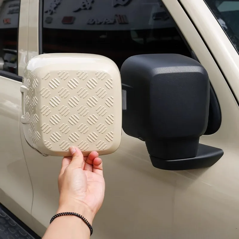 

Накладки на зеркала заднего вида в стиле Defender, защитные декоративные наклейки для экстерьера, модифицированные детали для GWM Tank 300 Hi4 T