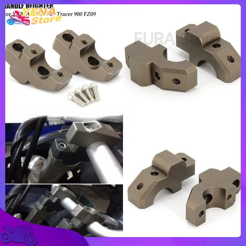 

Комплект подъемников руля мотоцикла для Yamaha MT09 Tracer 900 FZ09, универсальный удлинитель ручки, регулируемая ручка для велосипеда, лифт