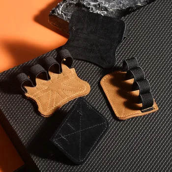 소가죽 체육관 장갑 그립 미끄럼 방지 무게추 파워 벨트 리프팅 패드, 데드리프트 벨트, 운동 크로스핏 피트니스 장갑, 손바닥 보호 