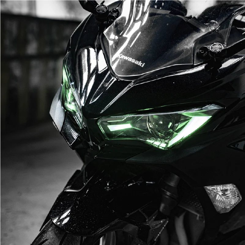 Full LED Headlight Conversion Kit for Kawasaki ZX4R 2023/  Versys 1000 2019-2024 Motorcycle Lighting