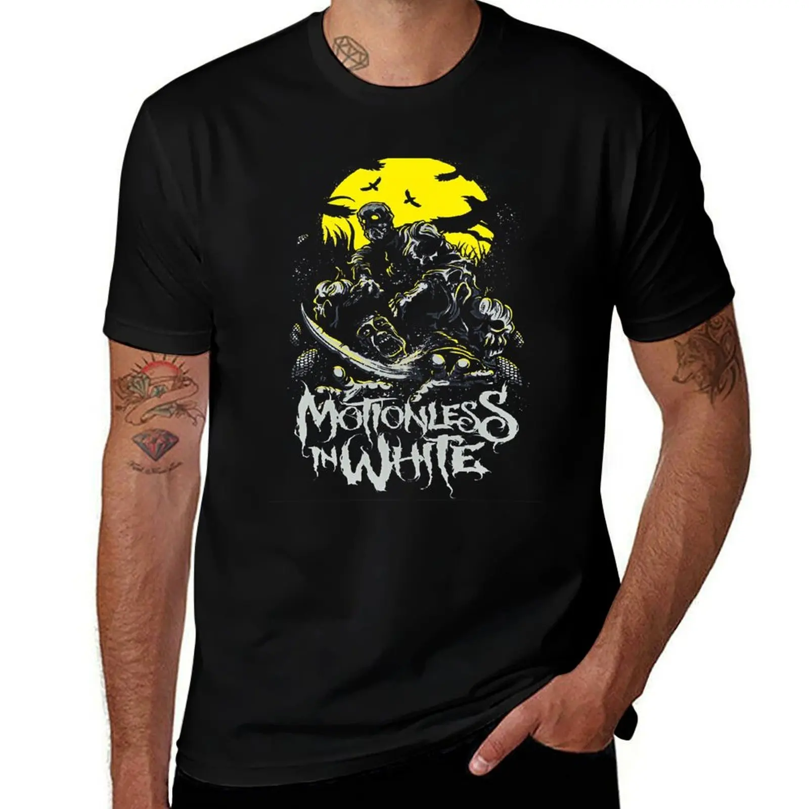 Top Selling Motionless In White T-Shirt Outdoor Sports Lightweight Tee T-Shirt