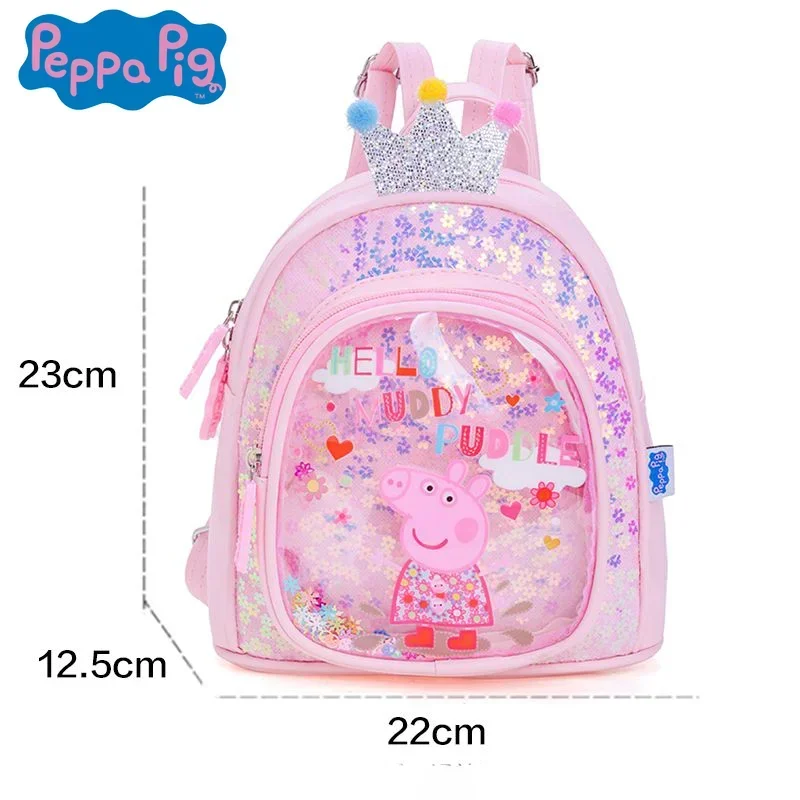 Nowy Kawaii Hasbro Peppa Pig Plecak George Śliczny Anime Torba Szkolna Plecak Podróżny Dziecięcy Śliczny Prezent na Święta Urodziny Zabawka