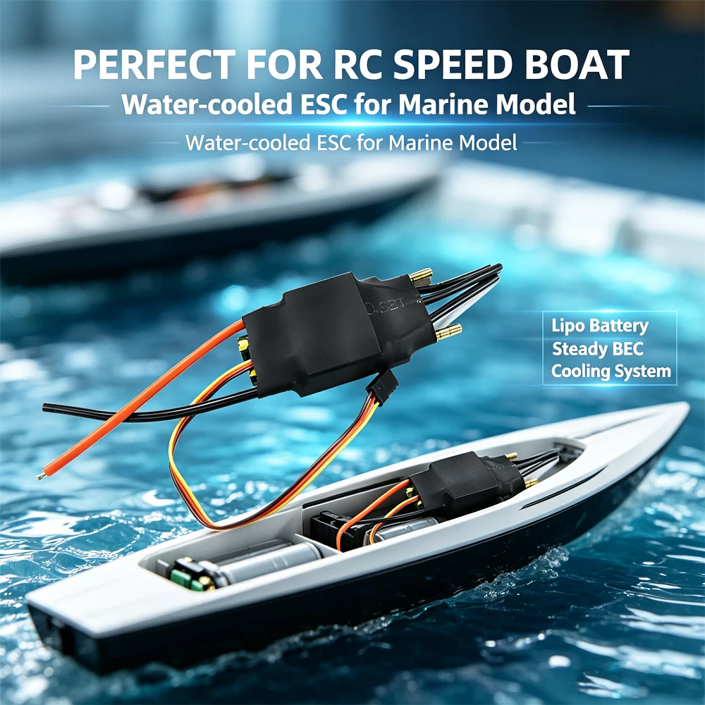 Controlador de velocidad eléct - Rc Boat Brushless Motor reseña y precio
