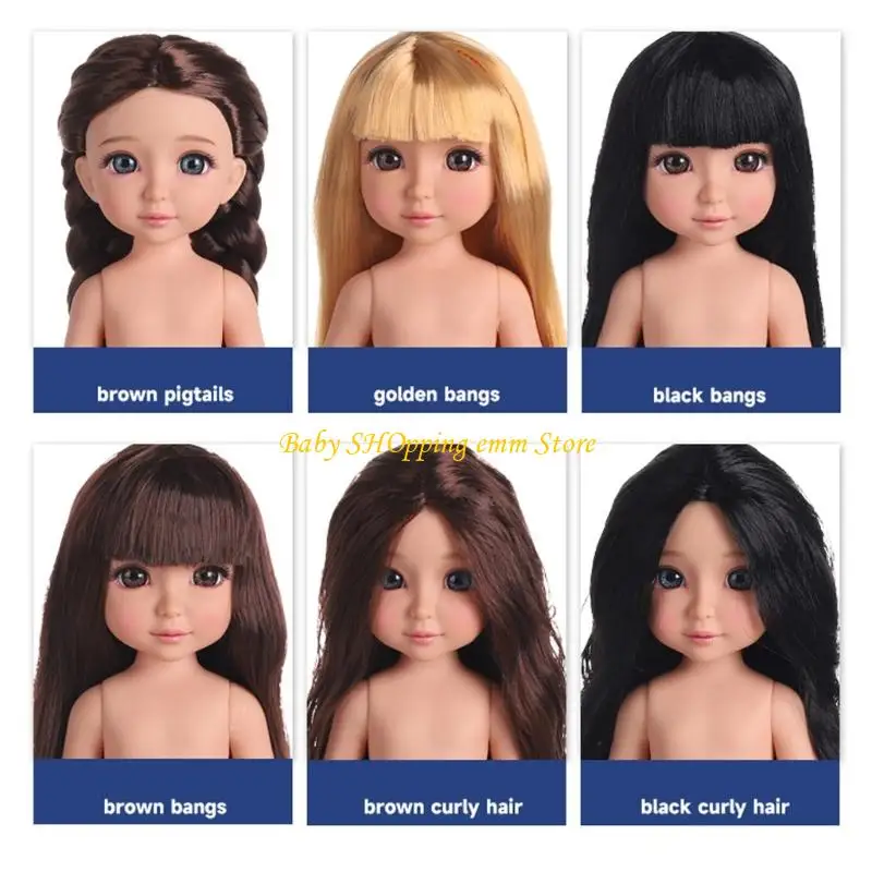 

23GD Safe 12 Inch Enamel Doll Realistic Texture Kids Play Toy