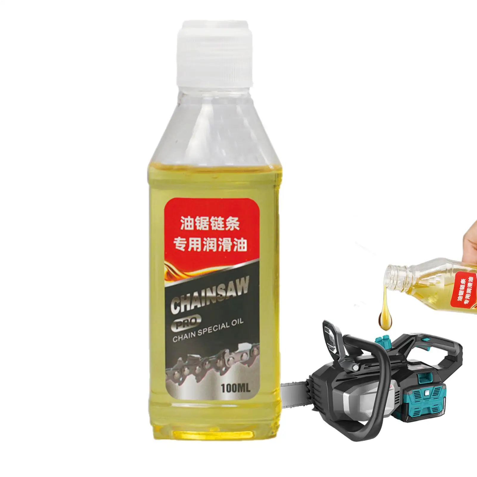 100ml Chain Oil Chainsaw Lubricating Oil Lubricating oil Multi Purpose Synthetic Solvent Anti Rust Deep Penetrating Lubricant