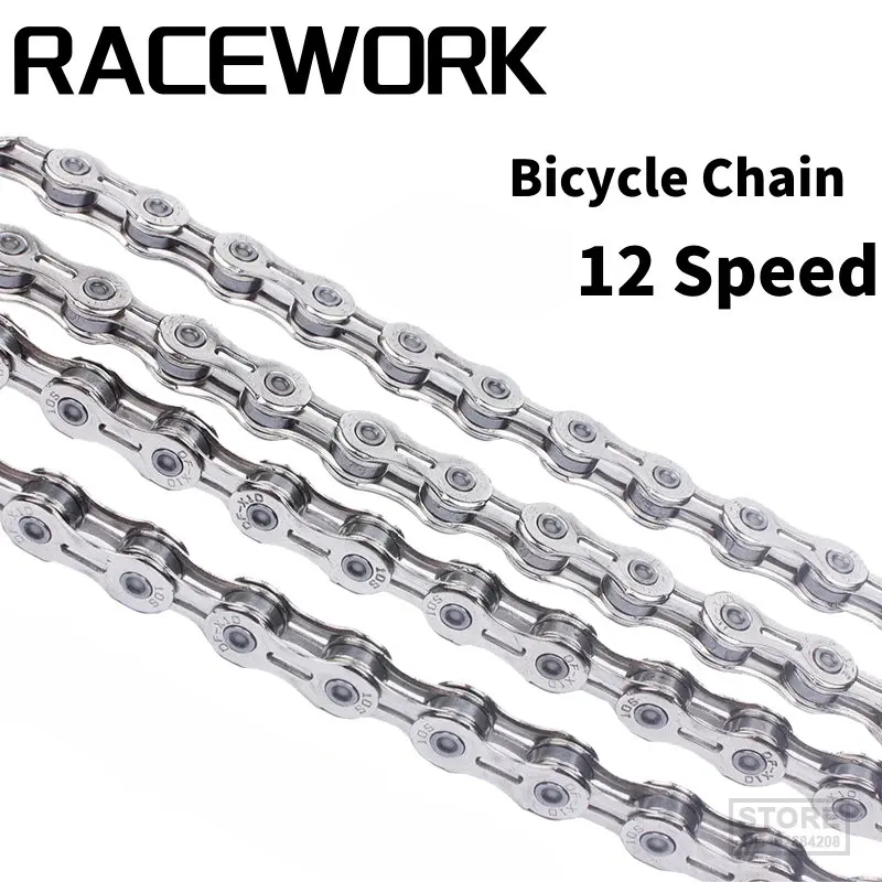 

RACEWORK Bicycle Chain 12 Speed Power Link Mountain Road Bike forShimano Campanolo System