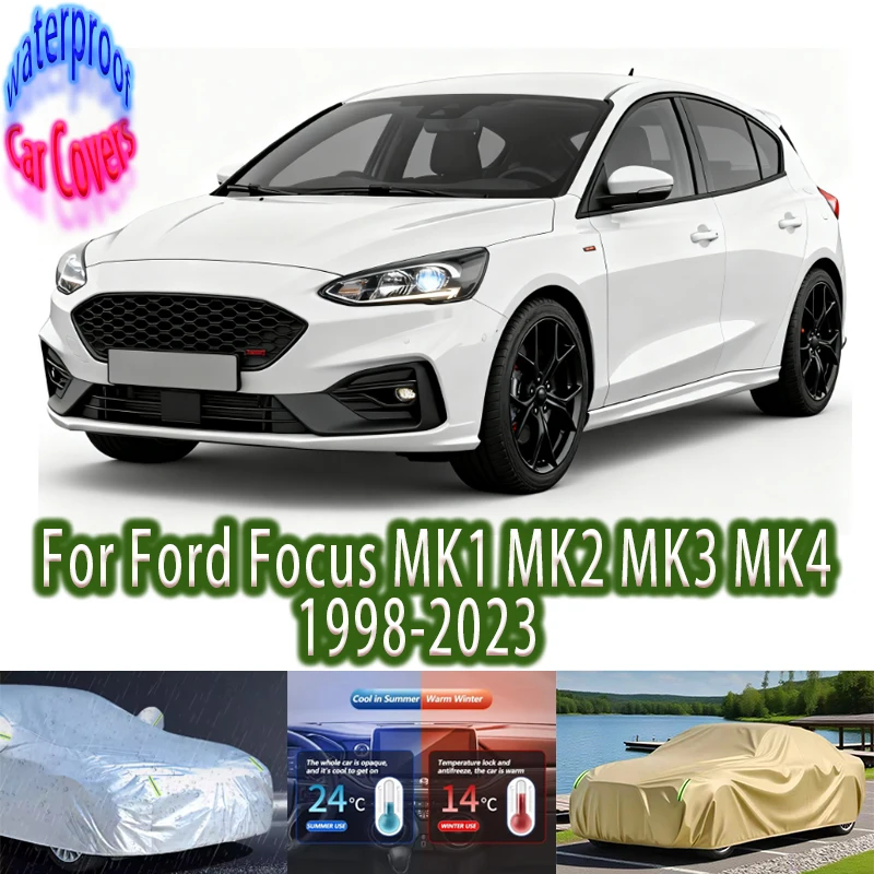 

For Ford Focus MK1 MK2 MK3 MK4 Outdoor Protection Full Car Covers Snow Cover Sunshade Waterproof Dustproof Car accessories