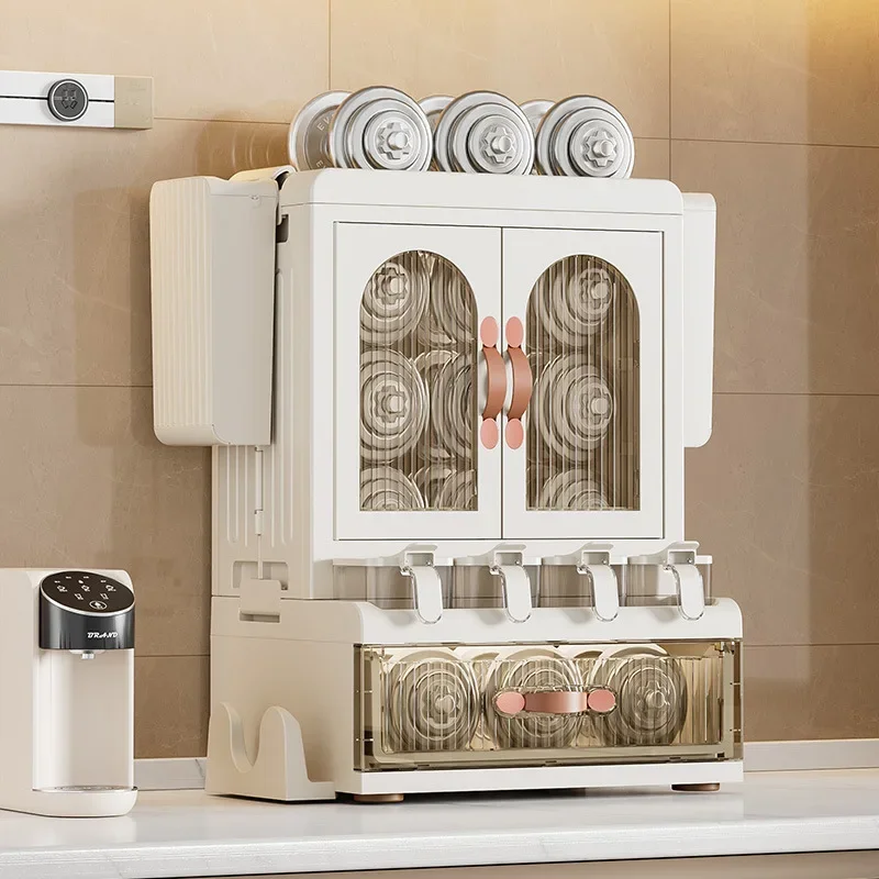 

Kitchen seasoning rack, chopstick knife holder, countertop, kitchen utensils, storage rack, multi-layer storage cabinet