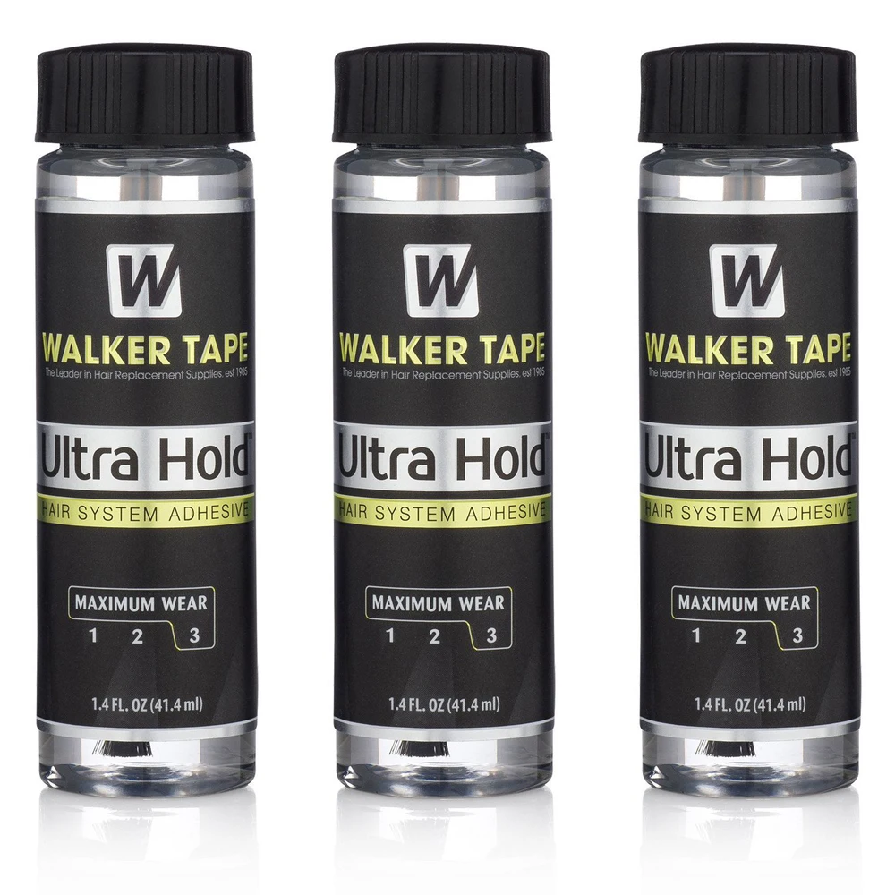 1,4 lf. oz 41,4 ml Walker Tape Ultra Hold Haars ystem selbst klebender Haare rsatz Spitzen kleber für Haar Toupet oder Spitze Perücken wasserdicht