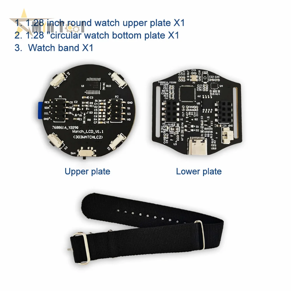 

1.28-Inch Round Watch Development Board Rp2040 Development Board TFT Display for Electronic Component Tools