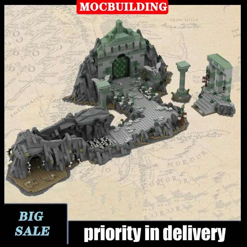 

MOC Paths of The Dead Building Model Building Block Suit Assembly DIY Collection Series Puzzle Toy Gifts