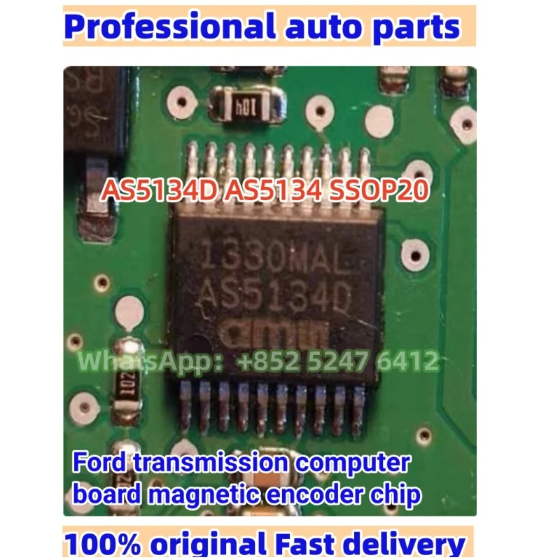 

5 шт. AS5134D AS5134 SSOP20 Ford трансмиссия компьютерная плата чип магнитного энкодера на складе