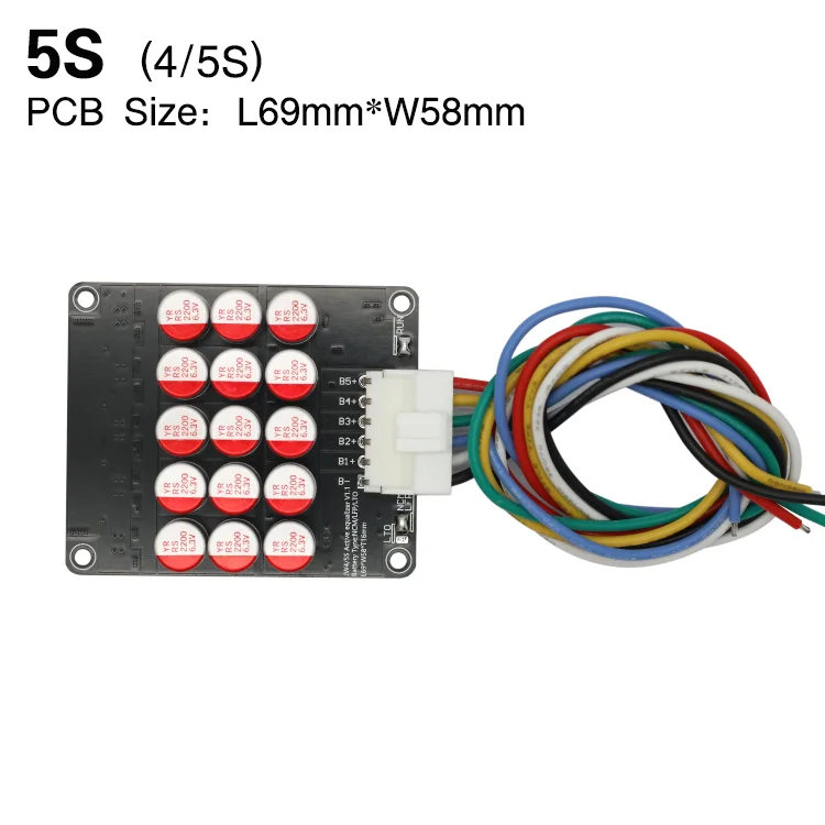 Enerkey Lifepo4 Actieve Equalizer Balancer 5A 3S 4S 5S 6S 7S 8S 10S 12S 14S 16S 17S 21S Lipo/Lifepo4/LTO Batterij Energiecondensator
