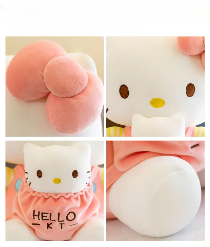 Aoger Sanrio Love Cute Hello Kitty Plush Toys Movie Cat Dolls Soft Stuffed Animal Plushie Toy Kid Birthday Xmas Gift