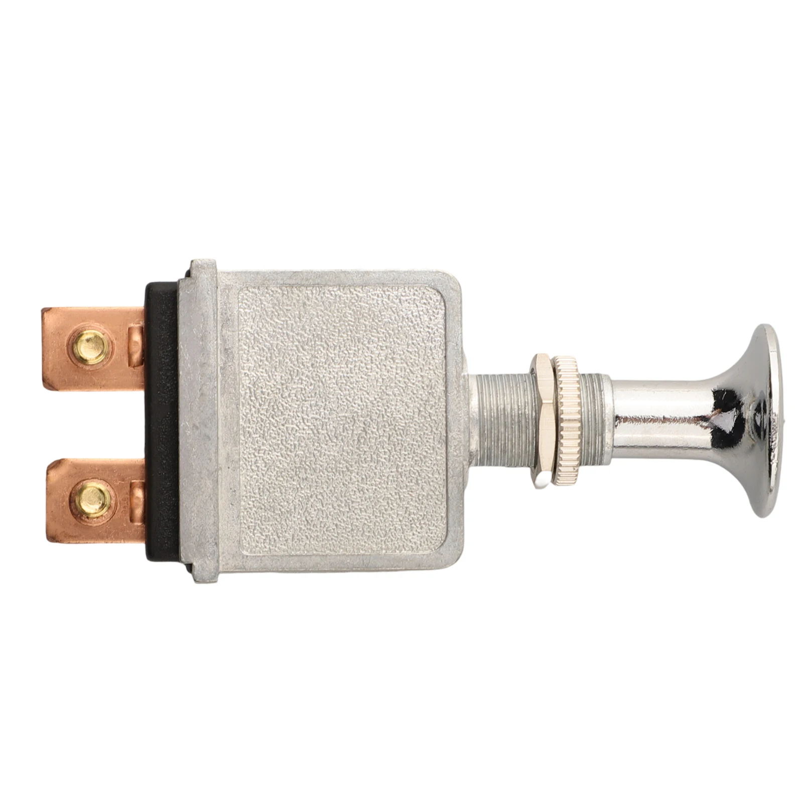 Sturdy Heavy Duty Push Pull Switch Rated at 75 Amps Perfect For Controlling Power in Various Vehicles and Equipment