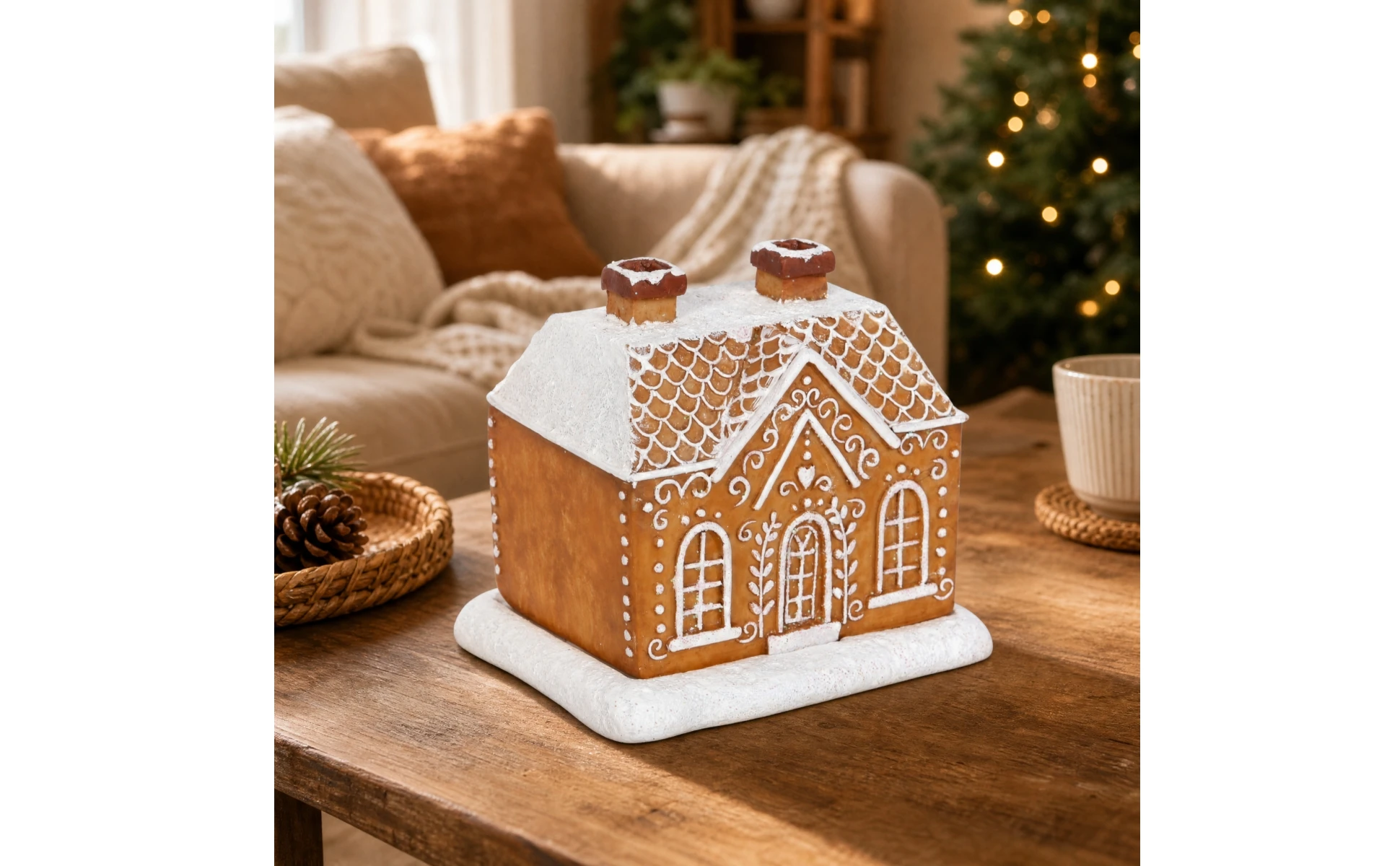 Gingerbread House Incense Cone Burner Holiday Gingerbread House Candle Holder Ornament Resin Cone Holder Christmas Gingerbread House Incense Cone Burner Holiday Gingerbread House Candle Holder Ornament Resin Cone Holder Christmas