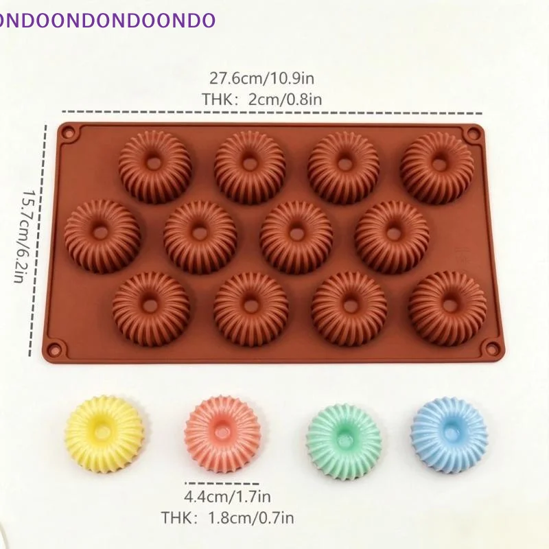식품 등급 12구 실리콘 베이킹 몰드 논스틱 케이크 팬 - Soap Making Jelly 리뷰 및 가격
