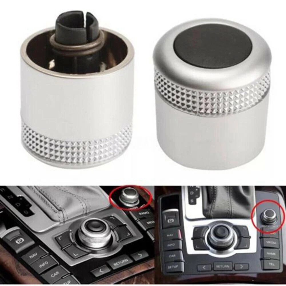 Multimedia MMI Radio Volume Control Knobs Rotary Button Switch Setting For A6 C6 S6 For Q7 For A8 4F0919070