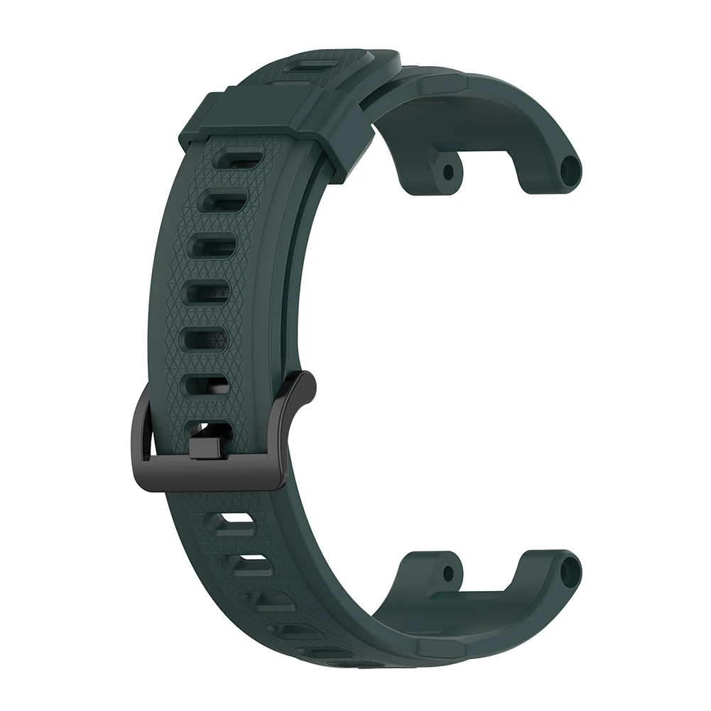 Adjustable Silicone Watch Strap Solid Color Smartwatch Band Replacement for Huami  T-Rex Pro/ T-Rex