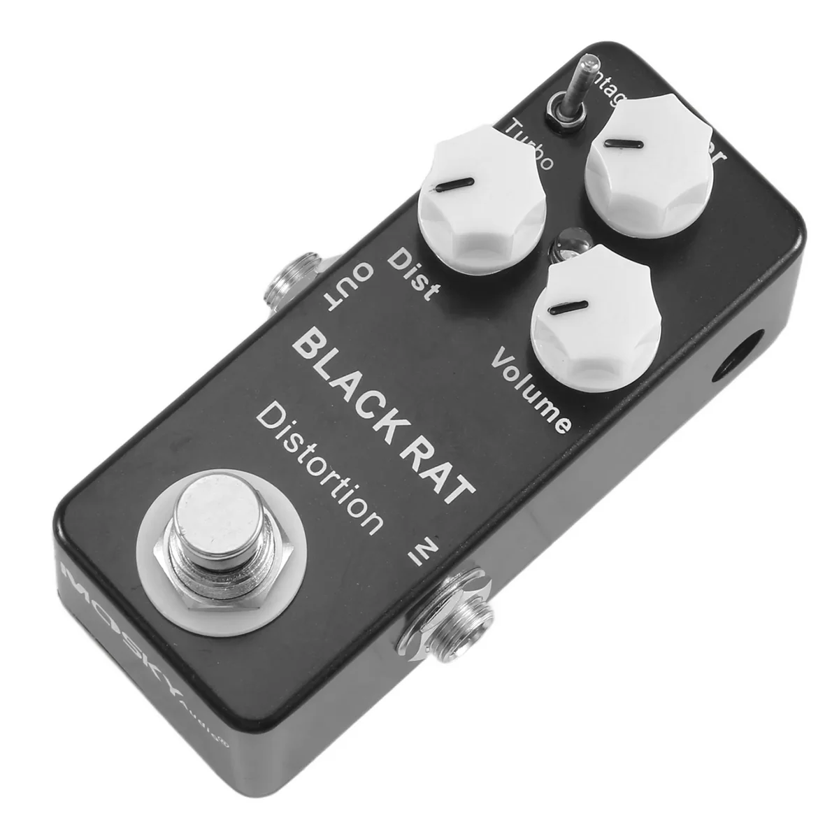 Mosky Black RAT Distortion Mini Guitar Effect Pedal