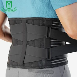 Elstiac – ceinture lombaire pour hommes et femmes, Support de taille, entraîneur, coussin lombaire réglable avec 6 cales, reliure abdominale, ceintures de Fitness pour hommes et femmes