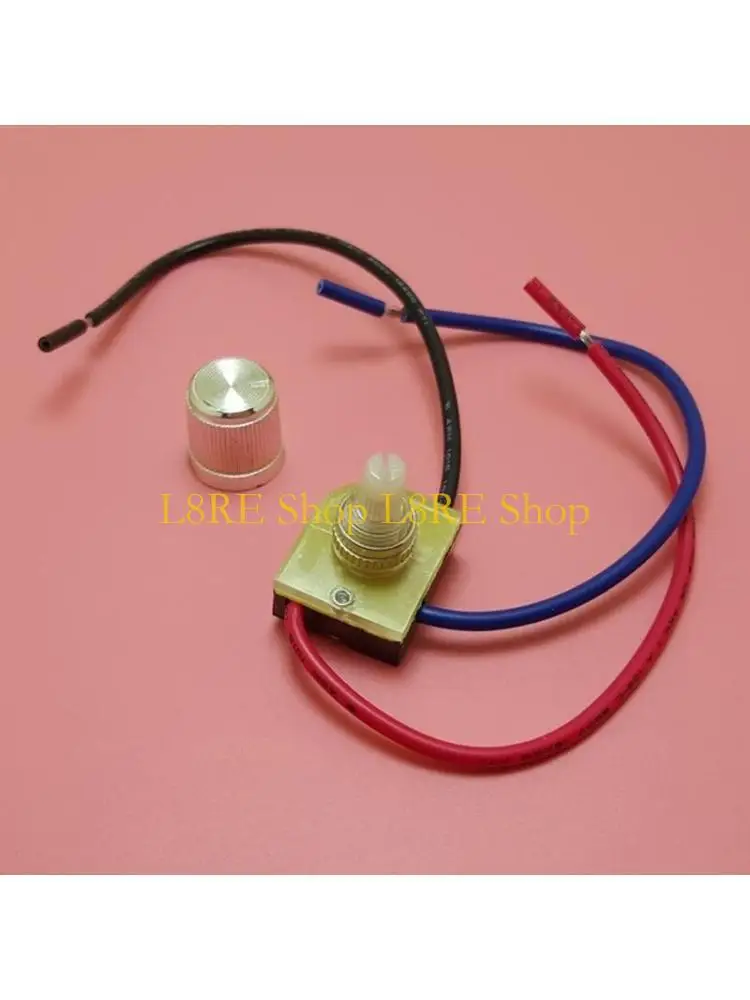 L8RE Rotary Canopy Light Switch 2 Circuit 3-Way Rotary Control Lamp Fan Switch with 360 Degrees Knob Easy to Replace