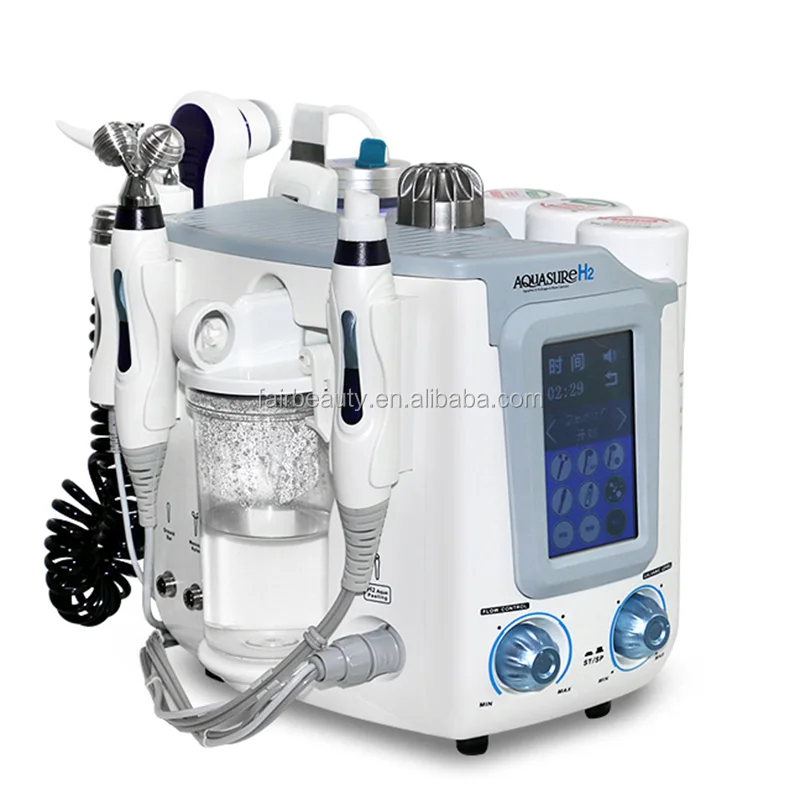 

2024 FARSLIM 6 in1 Aquasure Korea Hydro Dermabrasion H2 Facial Cleaning Blackhead Removal Machine for Spa Beauty Machine