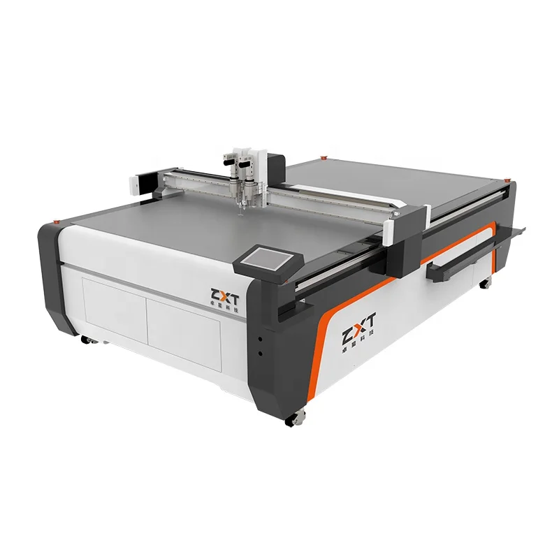 ZXT Intelligent CNC Oscillating Knife Cutting Machine Vibrating Knife Cutter Machine With Double Heads