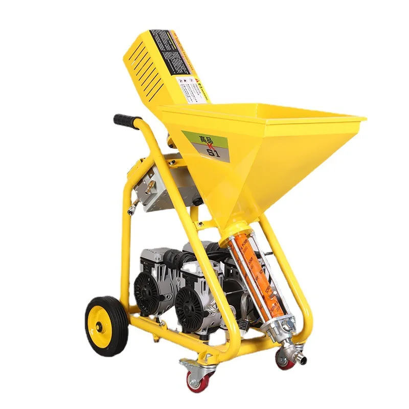 

High power real stone paint spraying machine multifunctional fireproof material mortar spraying machine