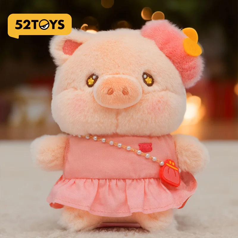 

52 игрушки, оригинальные рождественские подушки Lulu The Piggy, конфеты, рождественские периферийные плюшевые подвески, брелок, кукла, милые детские игрушки, подарки