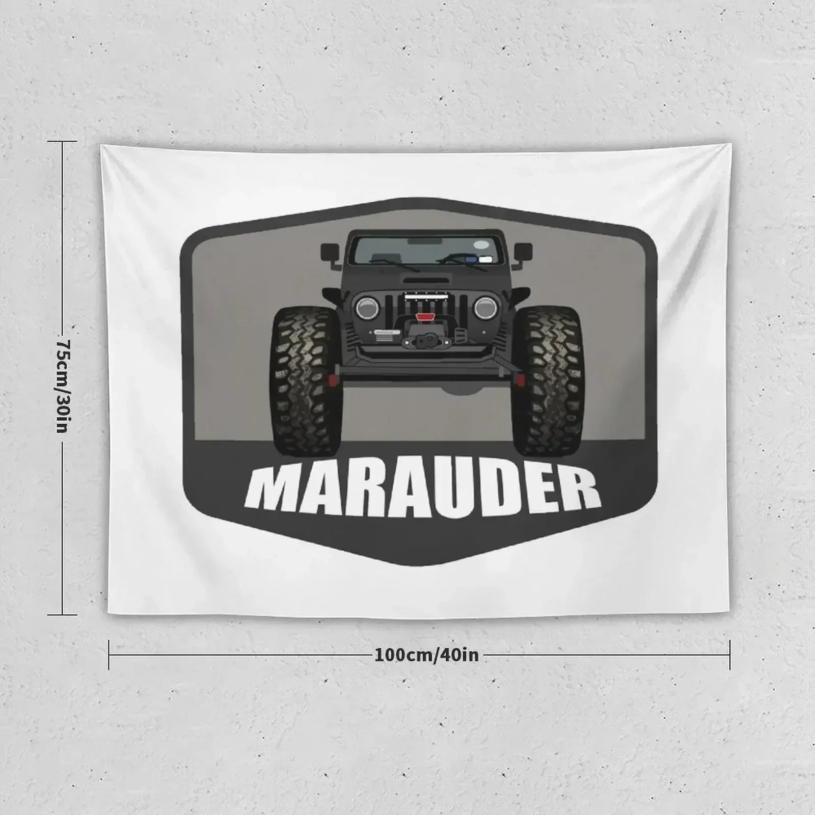 MARAUDER LOGO Tapestry Aesthetic Decoration Room Decore Aesthetic Wall Decor Hanging Tapestry