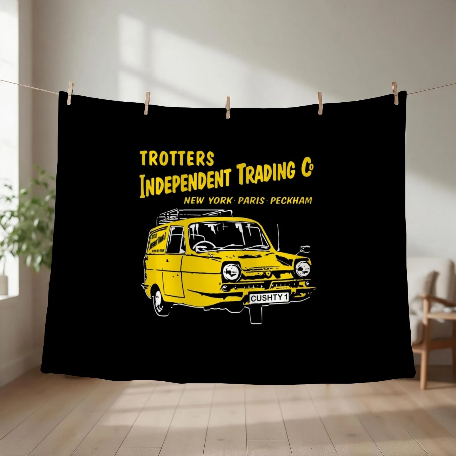 Trotters Independent Trading Co. Classic T-Shirt Throw Blanket Stuffeds Soft Plaid Shaggy warm winter Blankets