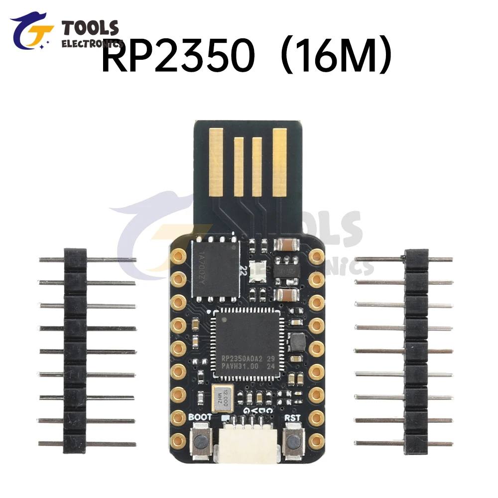 4M/16M USB RP2350 Mini Microcontroller Development Board Dual Core Dual Architecture Processor RP2350A for Raspberry Pi