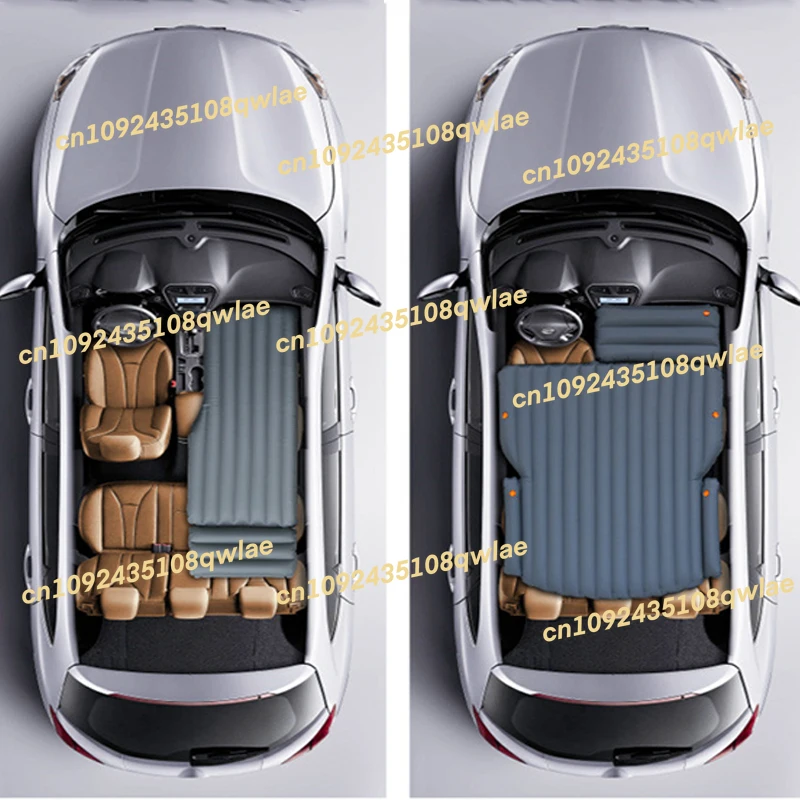 

Car Travel Bed Inflatable Mattress Gap Pad Flat Front Seat PVC Slope Pad Air Mattress Bed Inflatable Couch Car Sleeping Bed New