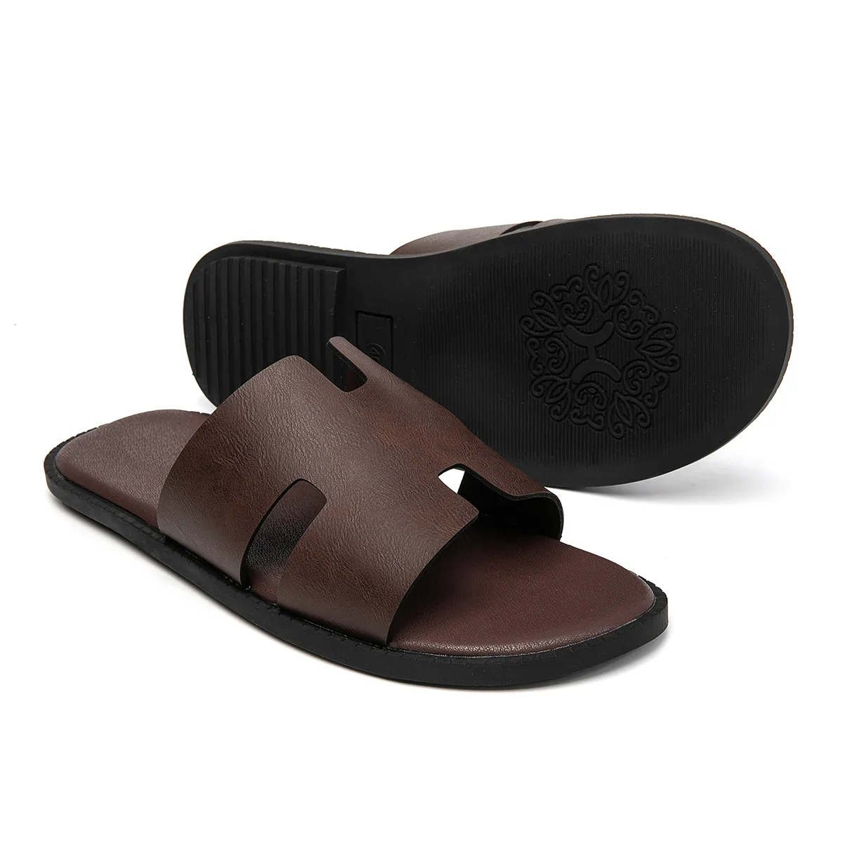 Neue Herren-Alltagsschuhe, Badezimmer- und Outdoor-Freizeitsandalen, rutschfest und verschleißfest, leichte, coole Herren-Slipper. – Detail 15