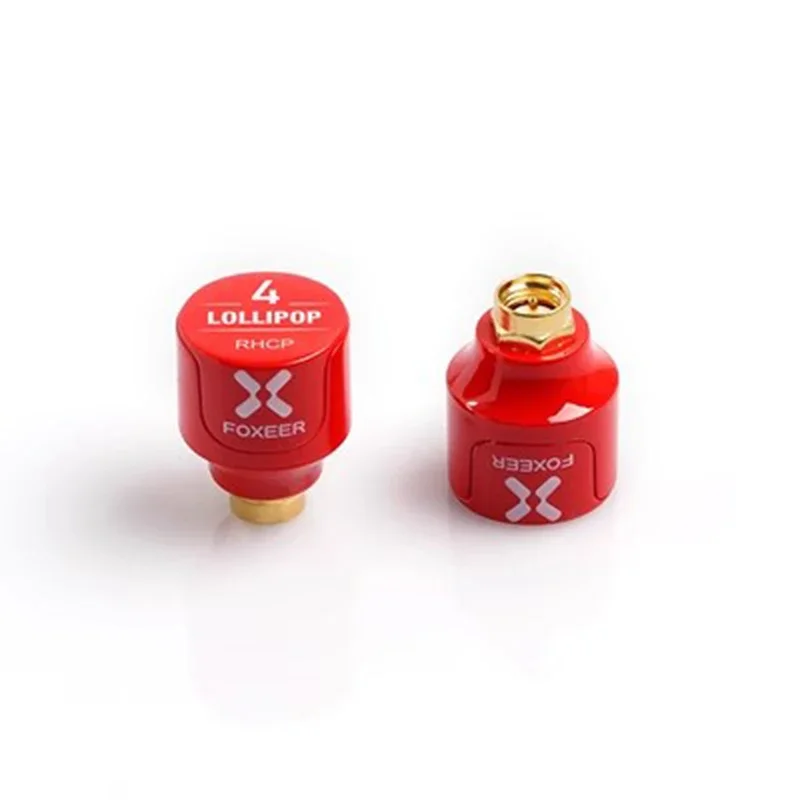 2PCS RHCP SMA Antenna Foxeer Lollipop 4 Stubby V4 5.8G 2.6Dbi Omni FPV for RC FPV Racing Freestyle Monitor Goggle