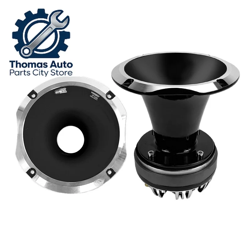 

300 Watts Aluminum Driver And Diffuser Horn 2 Inch Titanium Diaphragm Compression Super Tweeter Driver With Car Audio Horns