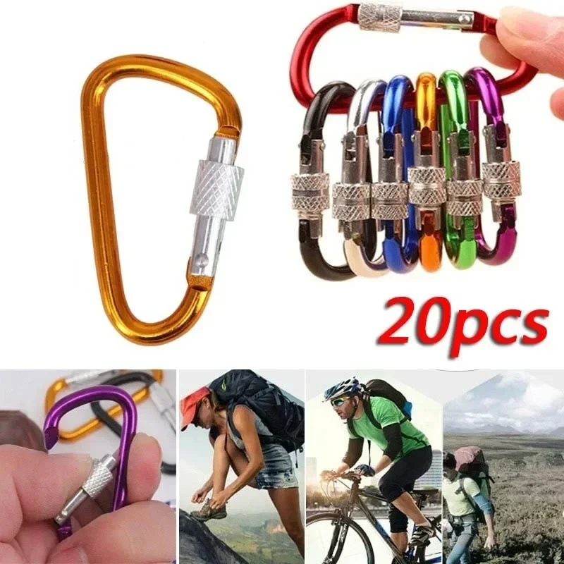 20pcs Carabiner with Lock