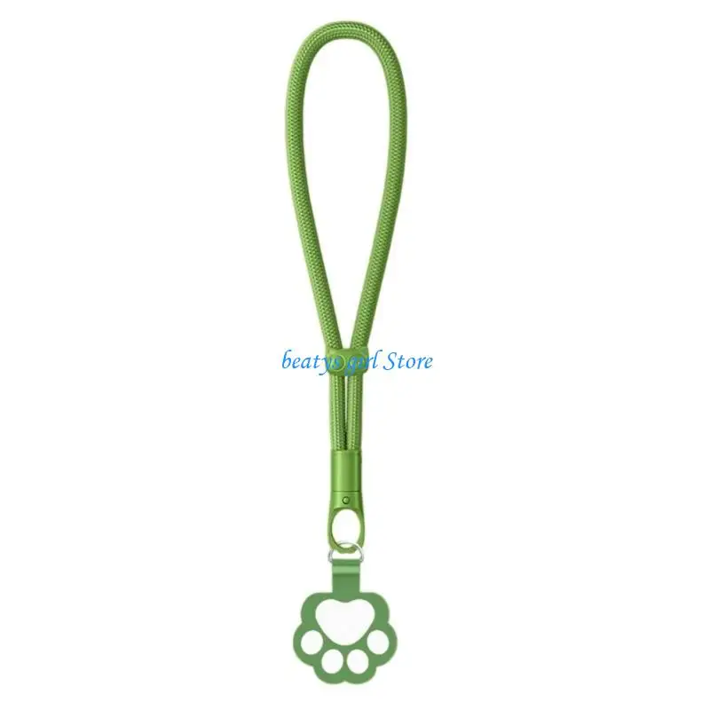 C7AB Polyester Anti Slip Phone Strap Adjustable Length For Secure Device Protective