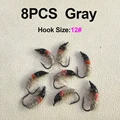 Taglia 12, 8 pezzi, grigio