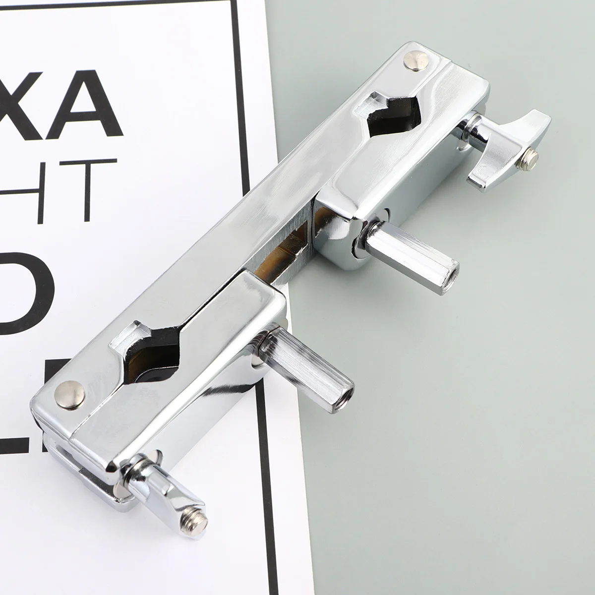 

1Pcs Professional Drum Holder Zinc Alloy Build Multi Function Bracket with Solid Knurled Connectors Expandable Cymbal Stand