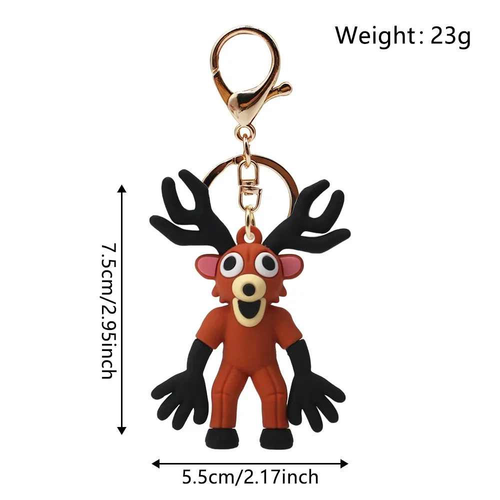 Cute 99 Nights In The Forest PVC Game Merchandise Brown Stand And Sit Elk Deer White Owl Pillow For friends Gifts Wholesale view 2