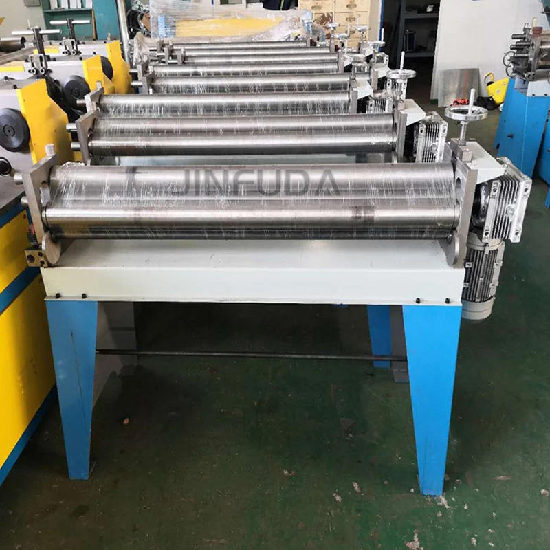 Manual Hand rolling machine  used for thin metal plate rolling min rolling diameter 100 mm.